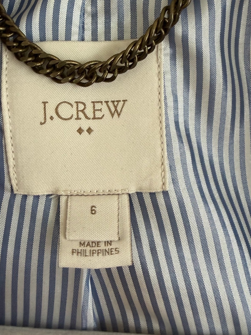 J.Crew Women’s Camel Wool Blend Topcoat | Size 6 | 3 Button - Picture 4 of 6